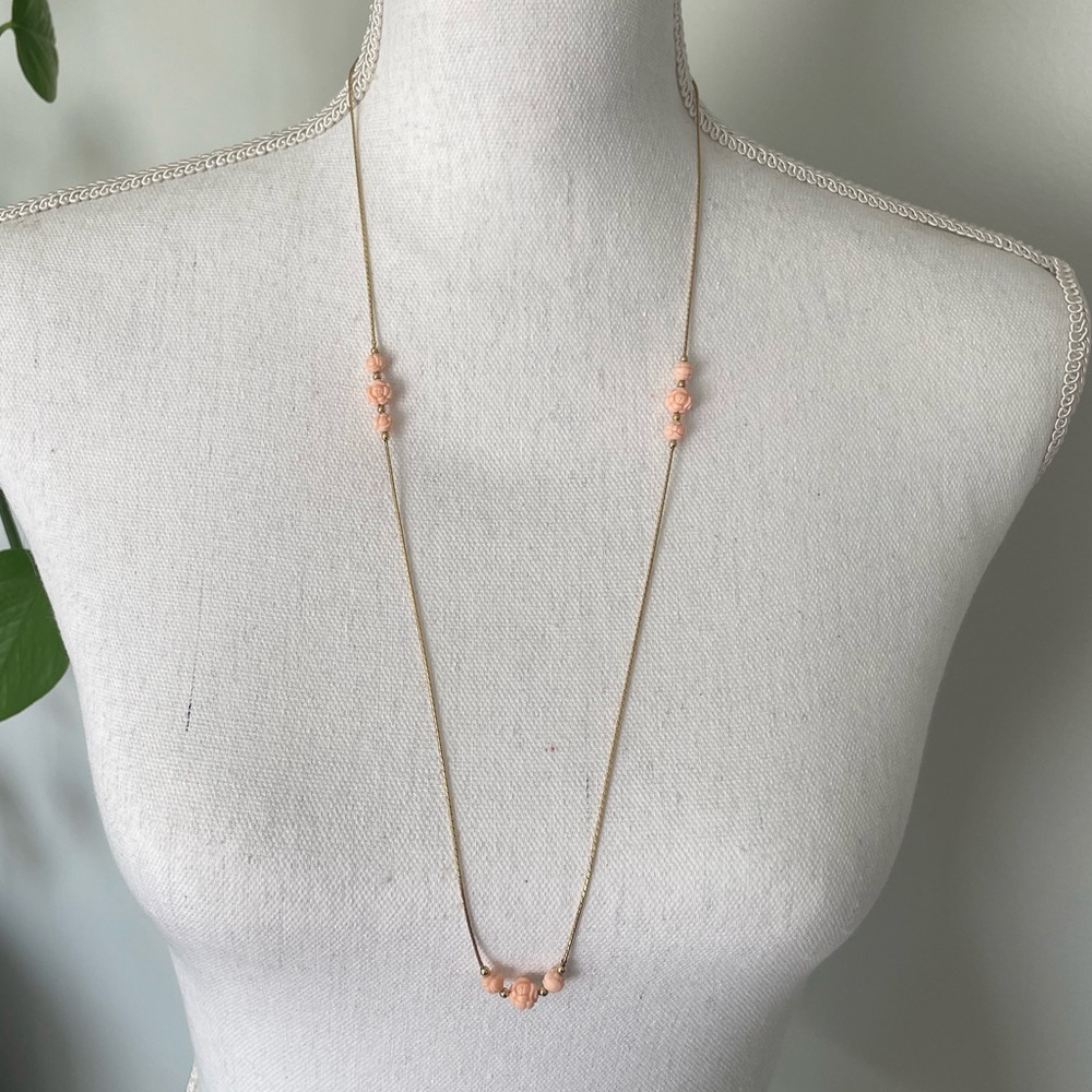 Monet Vintage Rose Necklace